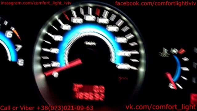 "COMFORT LIGHT" Пересвет/тюнинг приборных панелей. Mitsubishi Lancer IX смотреть онлайн