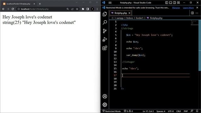 PHP DATA TYPES смотреть онлайн