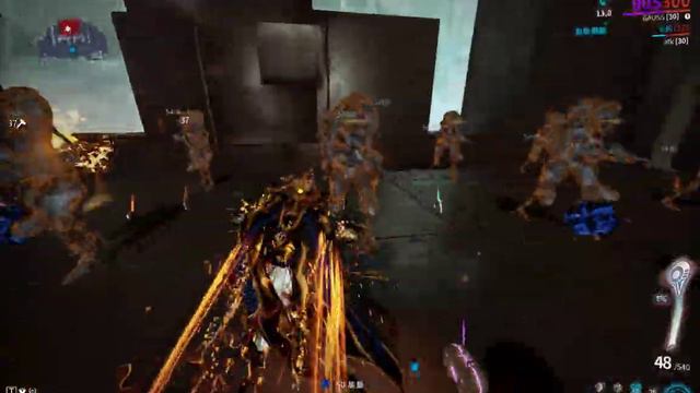 Warframe Gauss vs 60lv Corrupted Warden смотреть онлайн