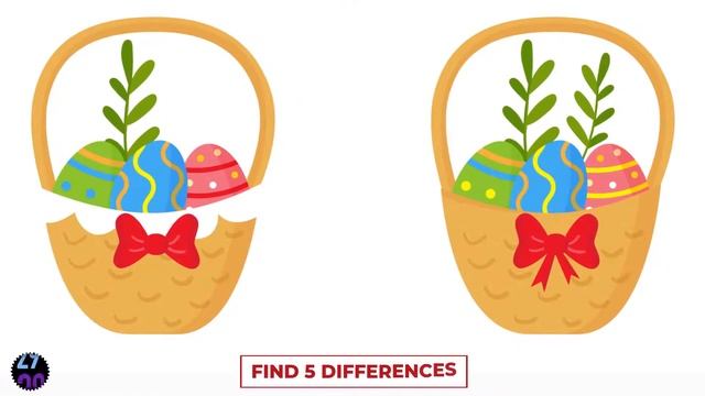 Can You Find 5 Differences Between Two Pictures? EASY LEVEL смотреть онлайн