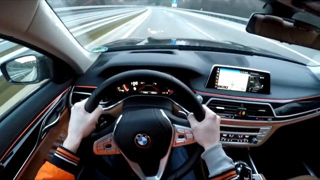 BMW 7 Series 2017 740d XDrive POV Test Drive On Autobahn ACCELERATION & 251KPH!!!