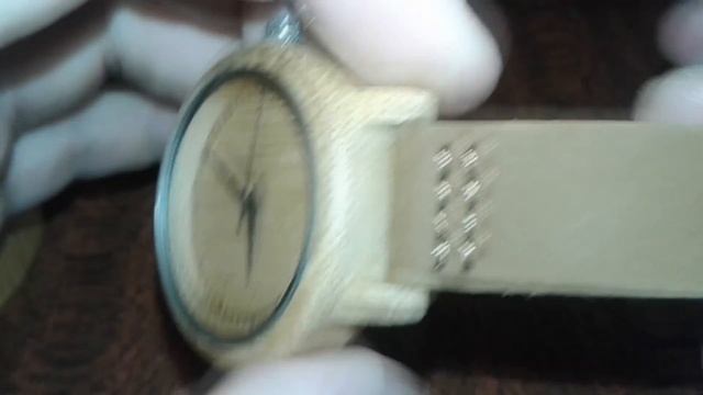 Распаковка посылки деревянные наручные часы BOBO BIRD смотреть онлайн