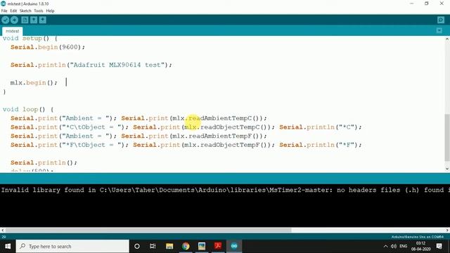 MLX90614 Arduino Tutorial | Non-contact Temperature sensor | I2C Protocol | Infrared Sensor смотреть онлайн
