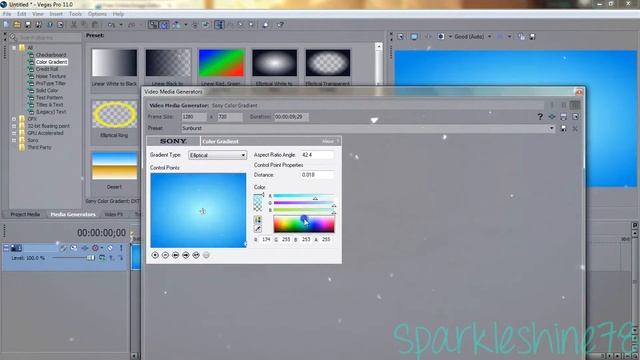 Circle Effect Tutorial - Sony Vegas (without photoshop) смотреть онлайн