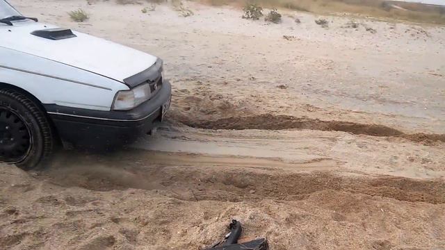 август 2017, Украина, Степановка Первая, Степановская коса, на мазде 626 по пляжу, по песку