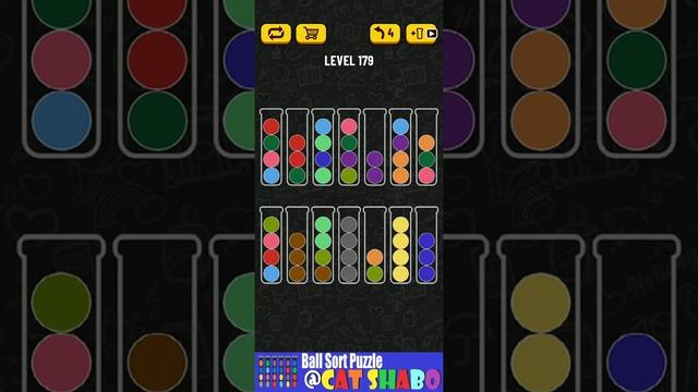 Ball Sort Puzzle Level 179 = Cup Sort Puzzle Level 179 = Water Sort Puzzle Level 179 All the same смотреть онлайн