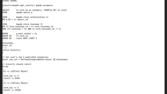 Wordpress: Get user's most published categories (2 Solutions!!) смотреть онлайн