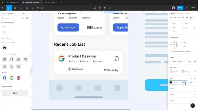 UI Design a Job Finder App in Figma - UI Speed Design | Week - 19 смотреть онлайн