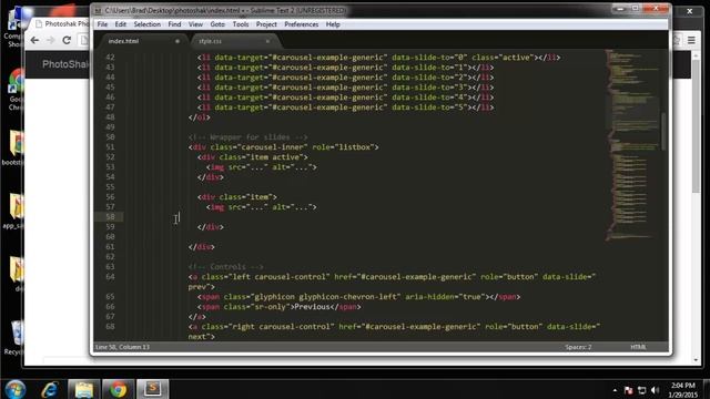 Build a Photo Gallery UI using Bootstrap - Part 4 смотреть онлайн