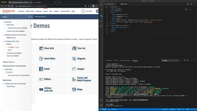Angular ile DevExtreme Components Kurulum смотреть онлайн