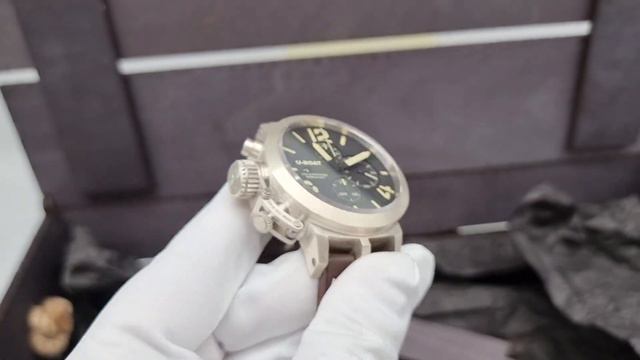 Краткий обзор U-Boat Classico 48 Sterling Silver Chronograph 7453 смотреть онлайн