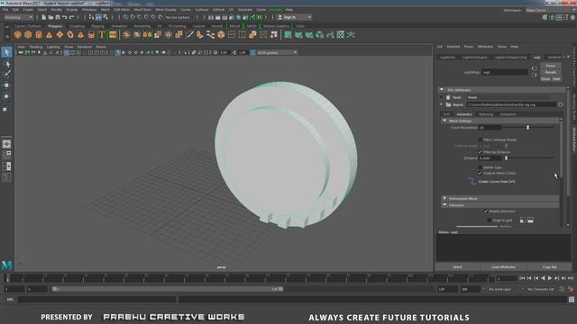 How to Create SVG File in Photoshop CC and Used in Maya 2017 смотреть онлайн