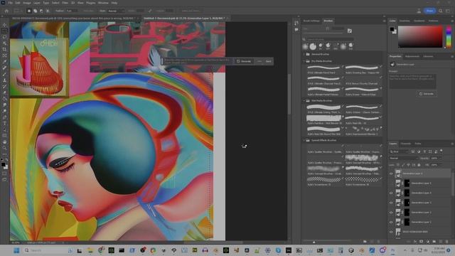 Thought Crime, and AI collaging timelapse using Stable Diffusion and Generative Fill смотреть онлайн