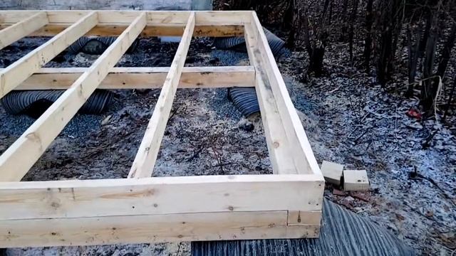 Каркасный дом 4 на 6. День 2 /8 смотреть онлайн