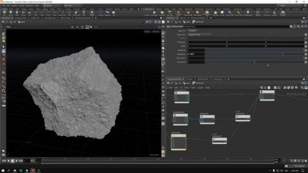 Working with Noises in VOPs & Creating Rock Generator – Houdini Attributes and VOPs ep. 10