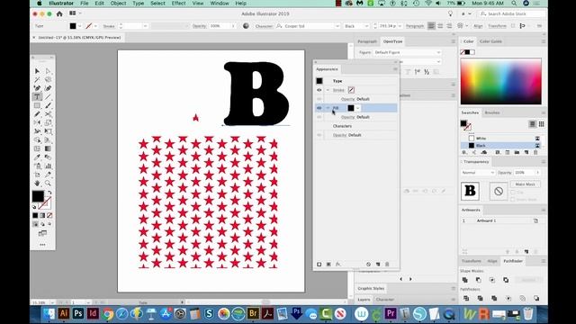 Adding Patterns To Text In Adobe Illustrator смотреть онлайн