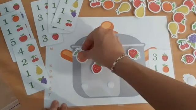 Игры на липучках "Варим компот" для развития детей @angi221190 смотреть онлайн