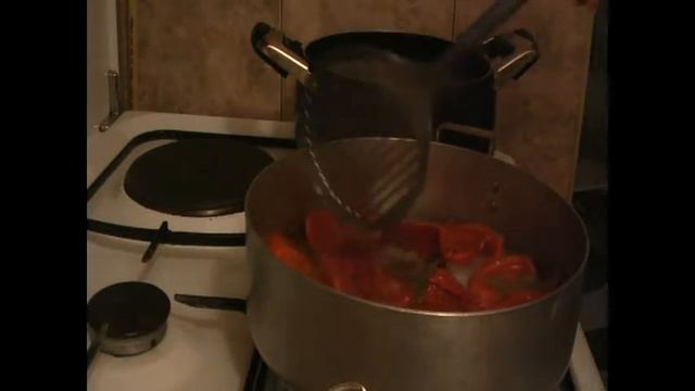 Красный болгарский перец в маринаде на зиму смотреть онлайн