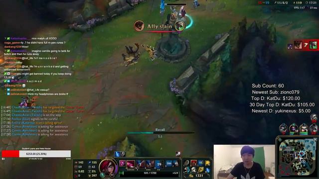 Katlife Katarina Highlights/Montage 2 - Outplays/Mechanics/Combos | League of Legends смотреть онлайн