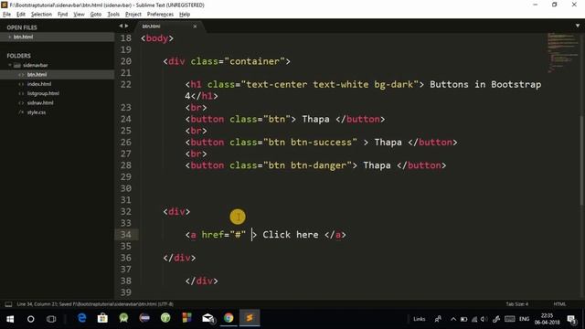 Bootstrap 4 Tutorial in Hindi Part 18 : Bootstrap 4 Buttons tutorial in Hindi | Buttons in Bootstra смотреть онлайн