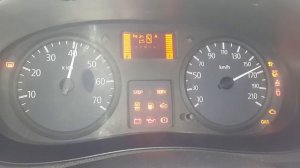 Диагностика панели приборов Renault Kangoo