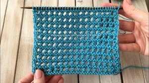 Английский ажурный узор спицами