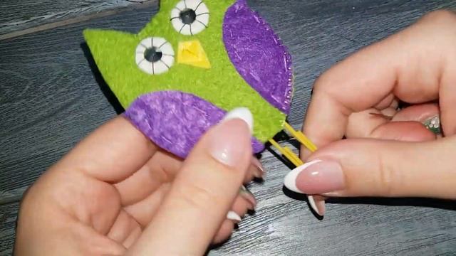 ?Как сделать интересную закладку// Закладка из фетра