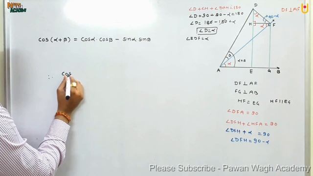 Cos(A+B) = CosA.CosB - SinA.SinB смотреть онлайн