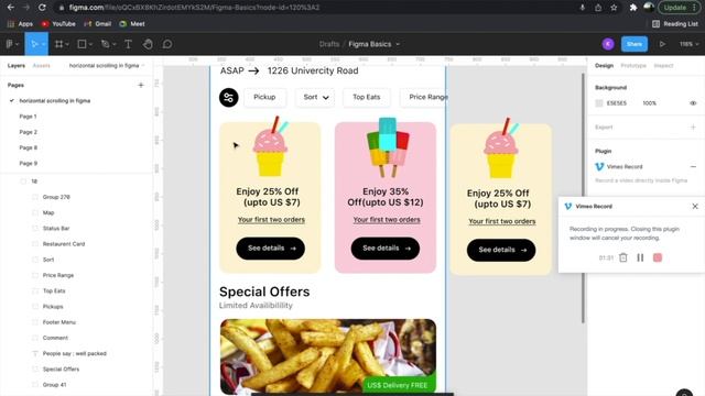 How to do horizontal scrolling in Figma | Easy Tutorial смотреть онлайн