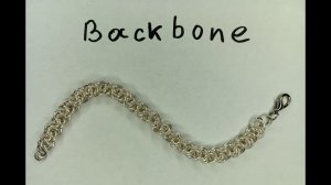 Кольчужное плетение Хребет. Браслет или цепочка из проволоки своими руками.