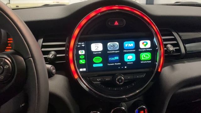 Apple carplay of auto android in BMW Mini cooper ingebouwd op originele scherm смотреть онлайн
