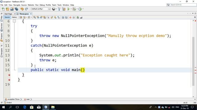 how to throw exception manually in java in Urdu Hindi смотреть онлайн