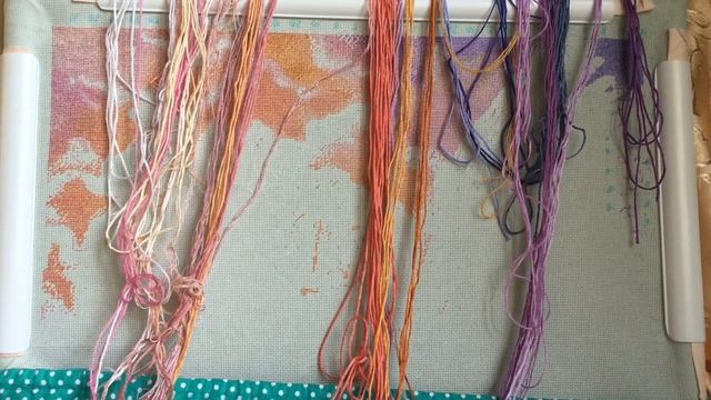 № 47. Вышивка.Старт новой многоцветной работы «Ангел и русалка»(схема Надежды Ильиной) смотреть онлайн