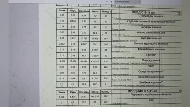 Чем кормят Алис в школах