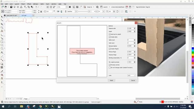 Corel Draw Tips & Tricks Macro Monster Cutting other shapes for Boxes