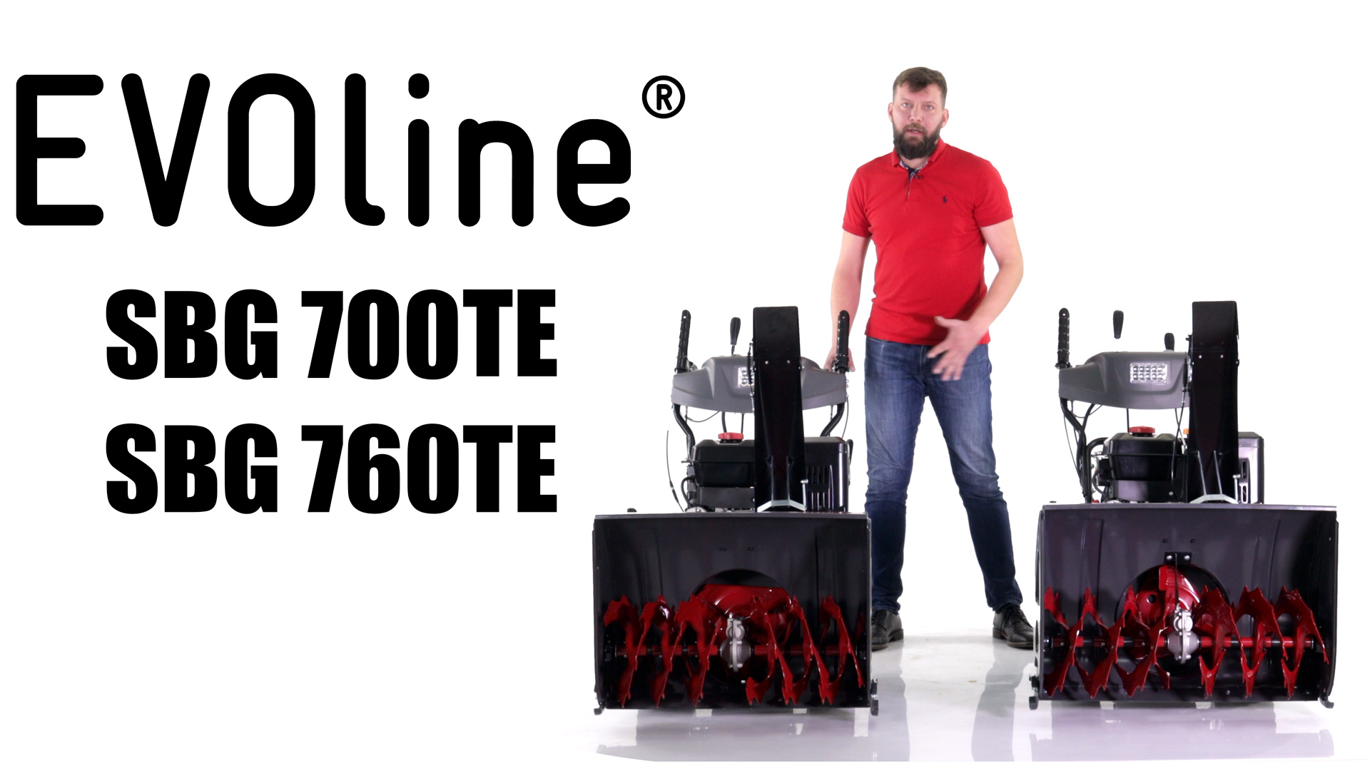 Обзор и сравнение на бензиновые снегоуборщики EVOline SBG 700TE и SBG 760TE смотреть онлайн