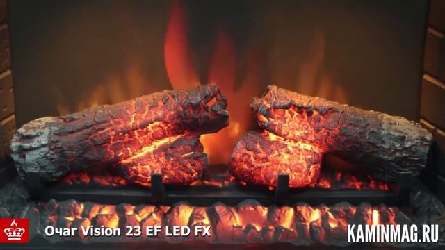 Электроочаг Vision 23 EF LED FX смотреть онлайн