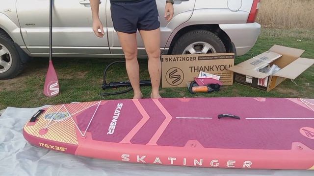 Обзор на sup board Skatinger SERIAL PINK 11'6. supboard-sunshine.ru смотреть онлайн