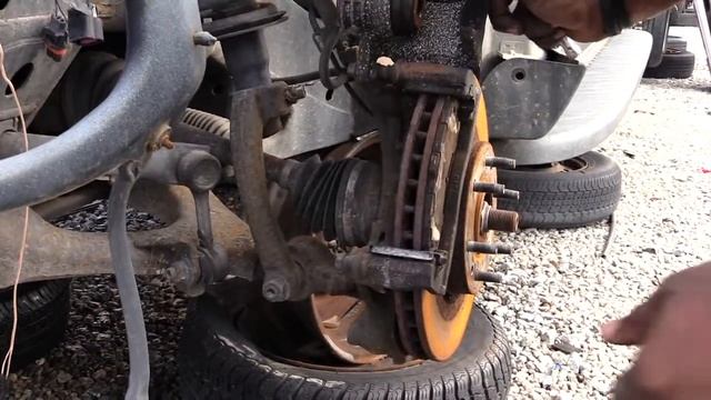 Chevy Trailblazer Brake Pad change! Same for most Years смотреть онлайн