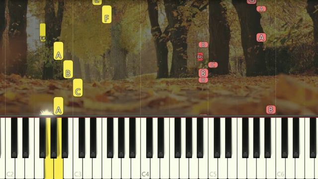 Autumn Leaves | Piano Pop Song Tutorial смотреть онлайн