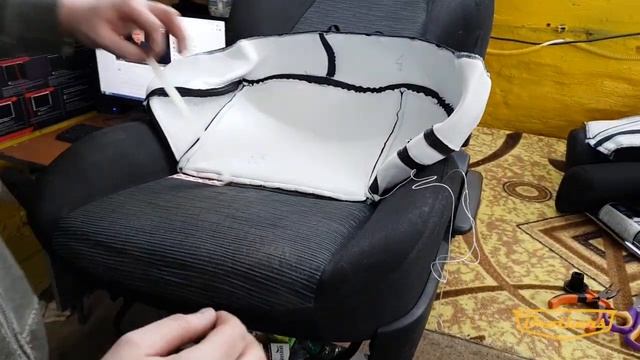 Kia Pro Ceed чехлы, пошив и установка смотреть онлайн