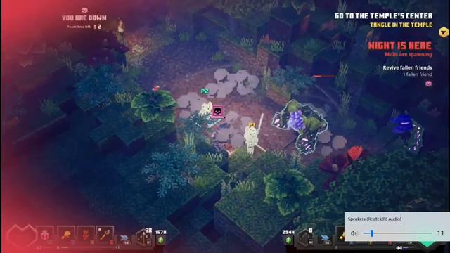 Minecraft Dungeons - Jungle Awakens, Overgrown Temple attempt #1 смотреть онлайн