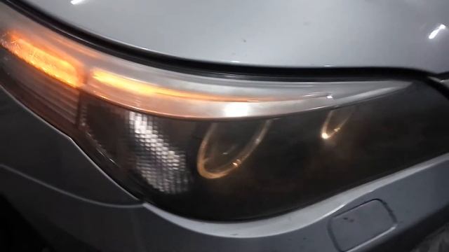 BMW E60 Часть 1 Полировка фар , устранение трещин смотреть онлайн