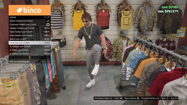 Grand Theft Auto V BUYING STUFF PS4 смотреть онлайн