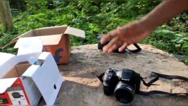 Low budget ! Sony CyberShoot dsc-h 300 unboxing. смотреть онлайн