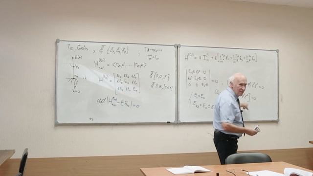 (Продолжение Л. 27) Л. 28. Зонная структура п-п вблизи точек высокой симметрии. Кр-теория возмущени смотреть онлайн