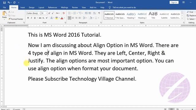 Text Alignment in MS Word 2016 | Align Left Right Center Justify | Microsoft Word Tutorial Bangla смотреть онлайн
