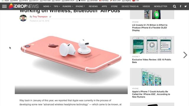 IPhone 7 Last Minute Change & Bluetooth AirPods | Weekly Apple Updates 60 