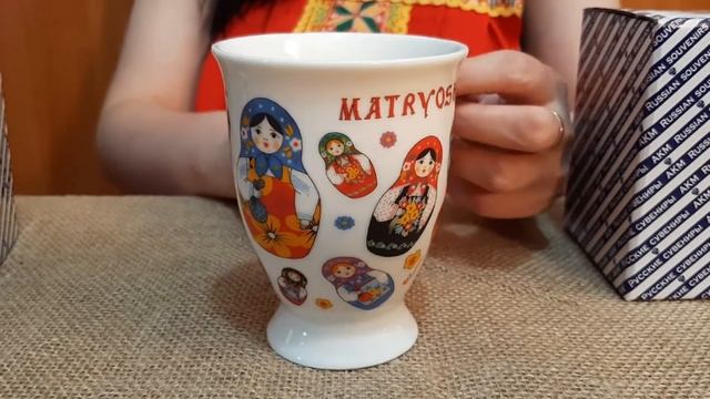 Сувенирная кружка матрешка | Кружка матрешка смотреть онлайн