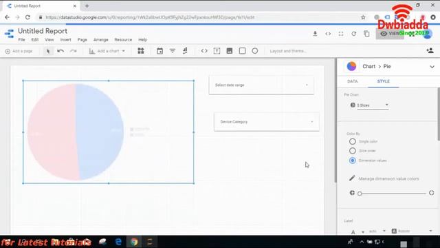 How to create pie and donut chart in google data studio смотреть онлайн